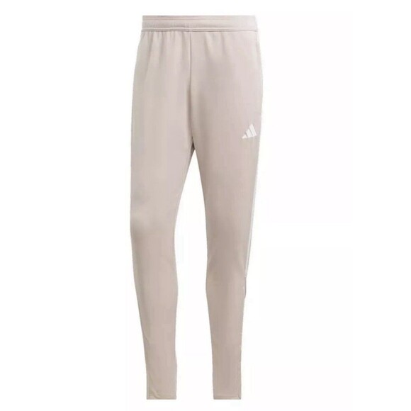 Adidas HY7584 Men's Tiro Track/Soccer Wonder Taupe/White Training Pants NEW - Picture 1 of 4